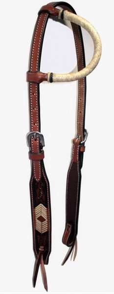 One-Ear Showtrense | Rawhide | Flower Tooling | Sildebensindlæg